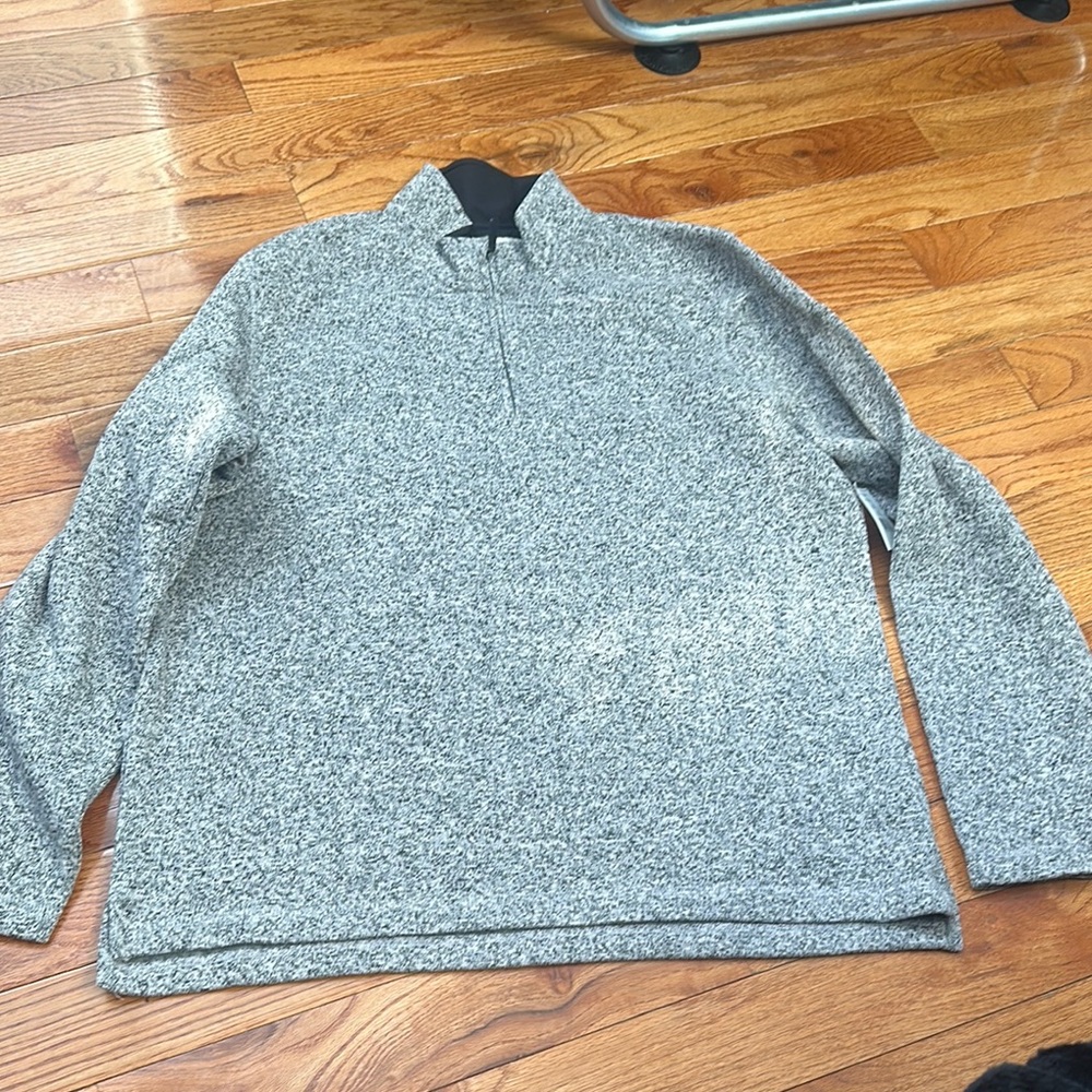 Wrangler Men's Zip Up Sweater in Heather Gray